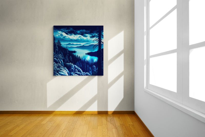 lake tahoe wall art, landscape print