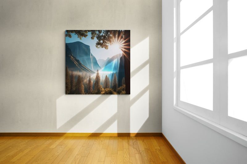 yosemite print, landscape print