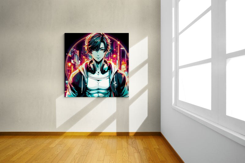 anime art, anime boy poster, anime canvas