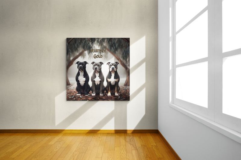 pitbull dog poster, pitbull artwork