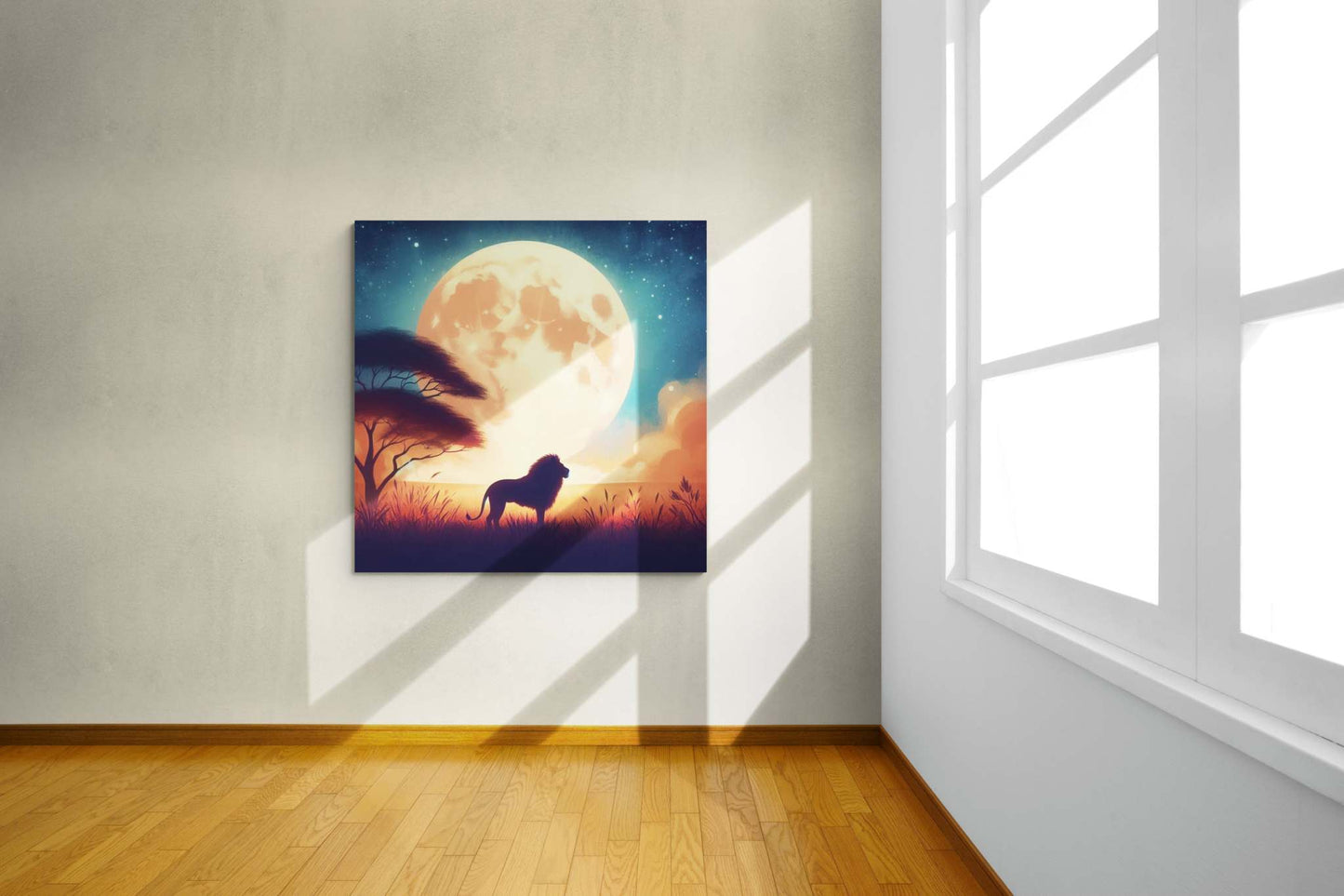 Lion Artwork, Lion wall art canvas