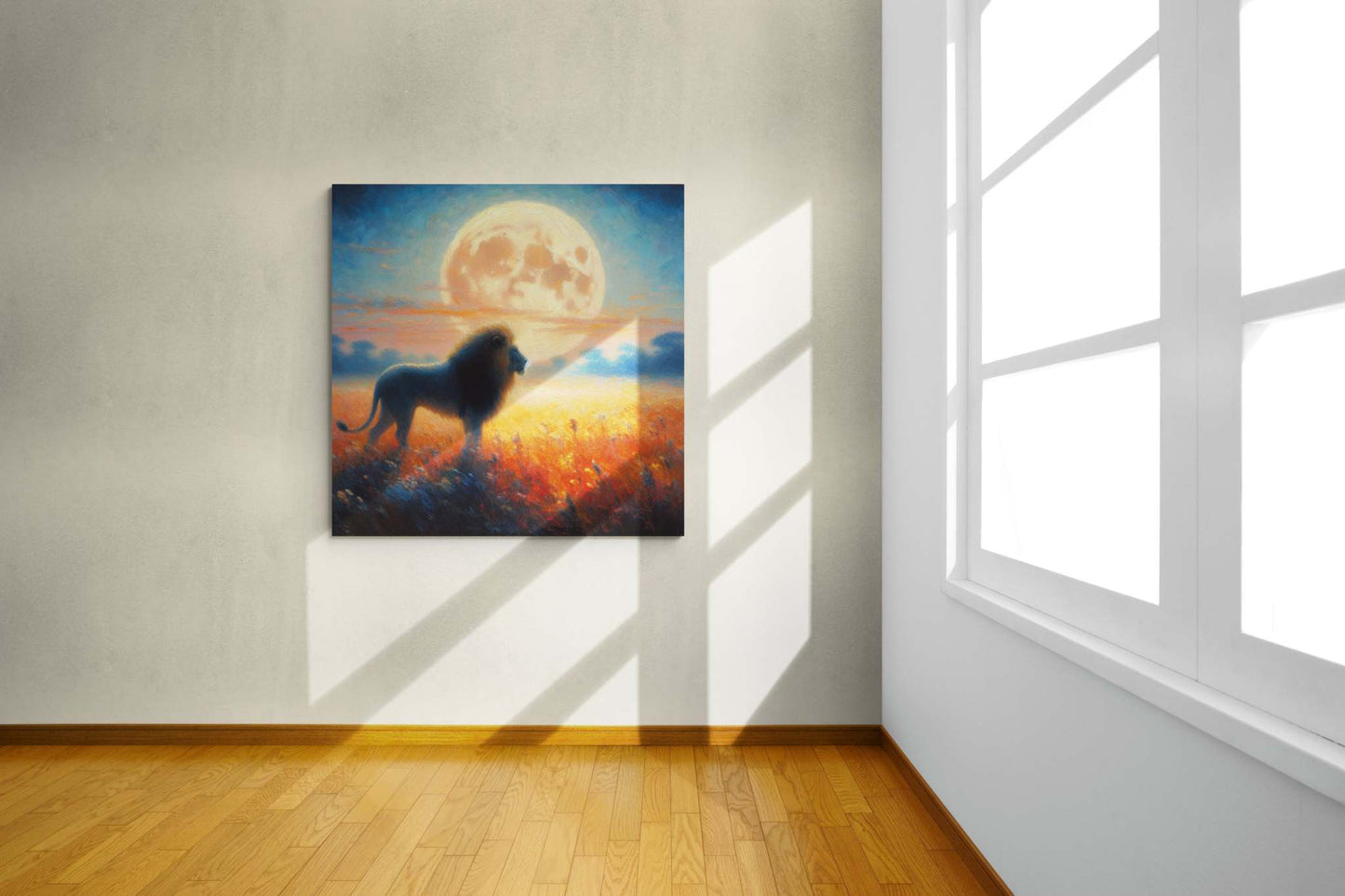 Lion Artwork, Lion wall art canvas