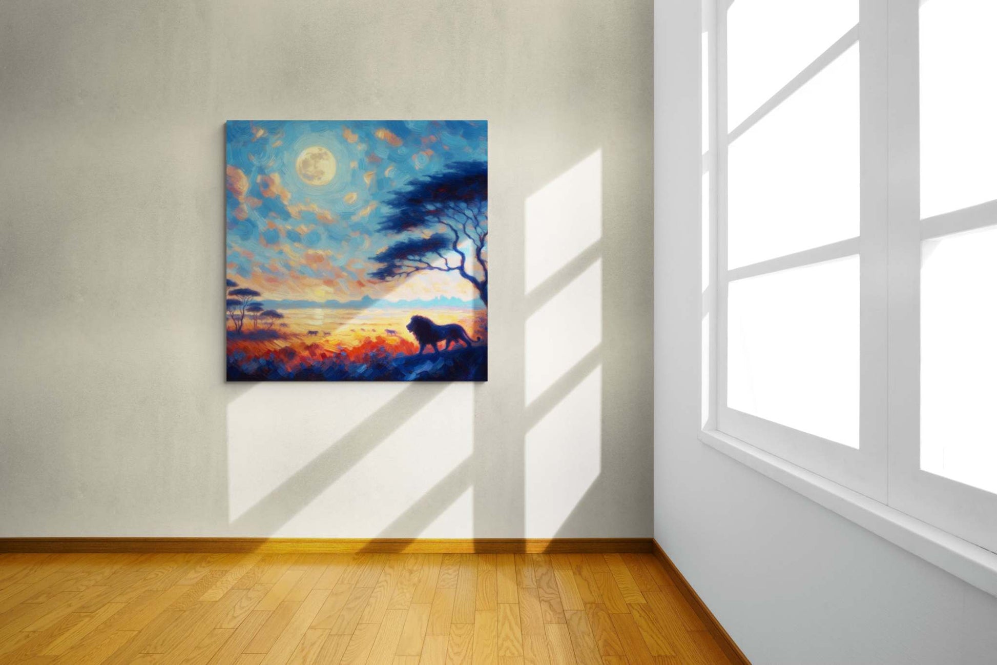 Lion Artwork, Lion wall art canvas