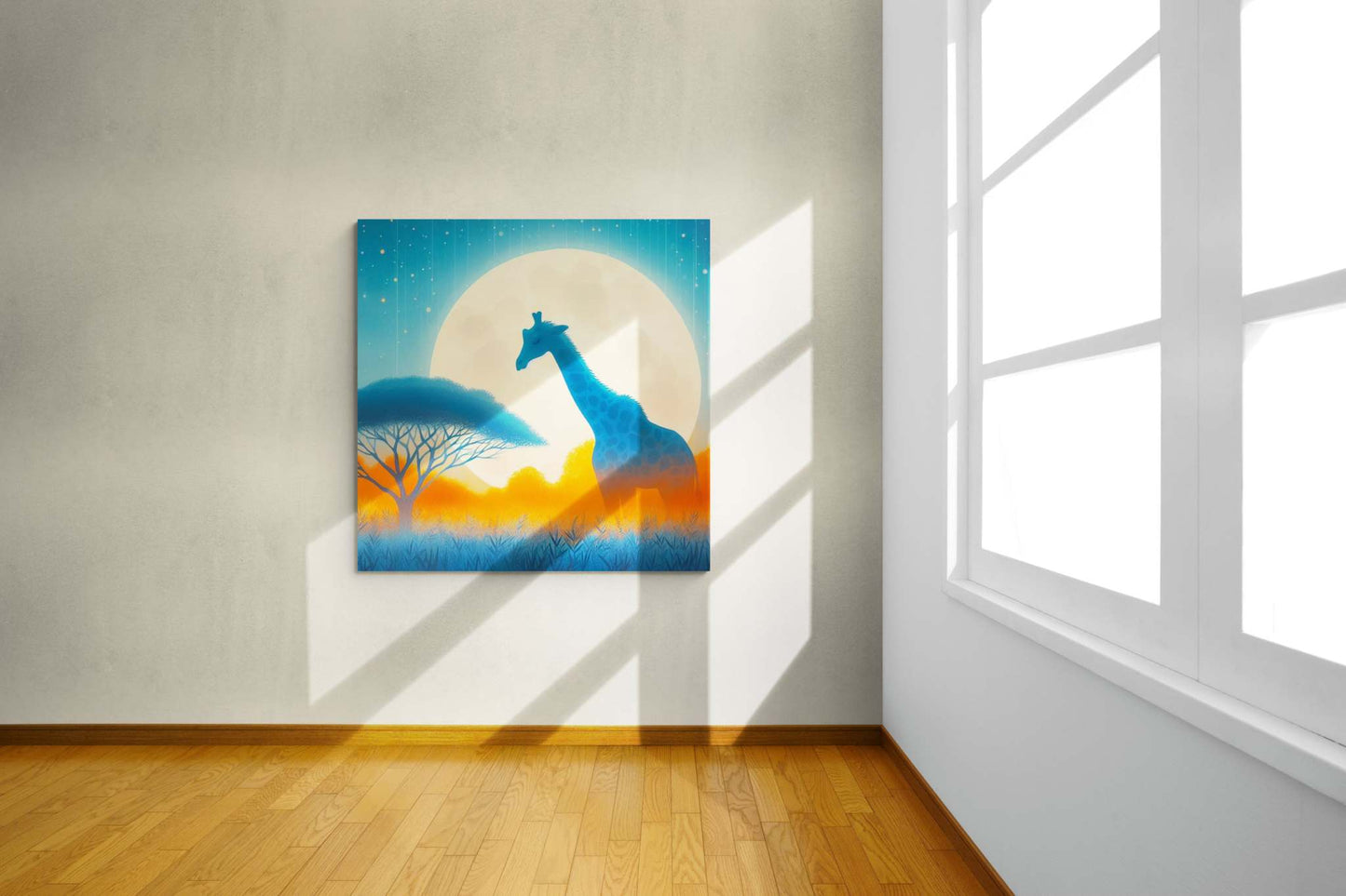 giraffe artwork, giraffe wall art canvas