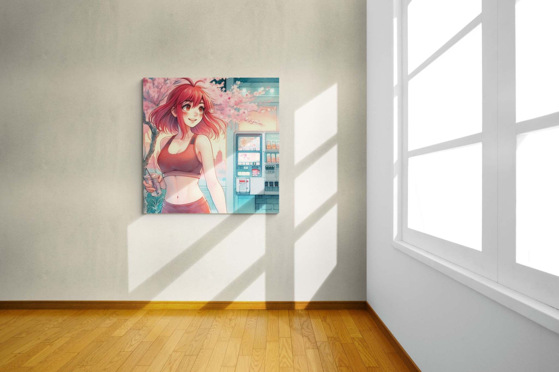 anime art, anime girl poster