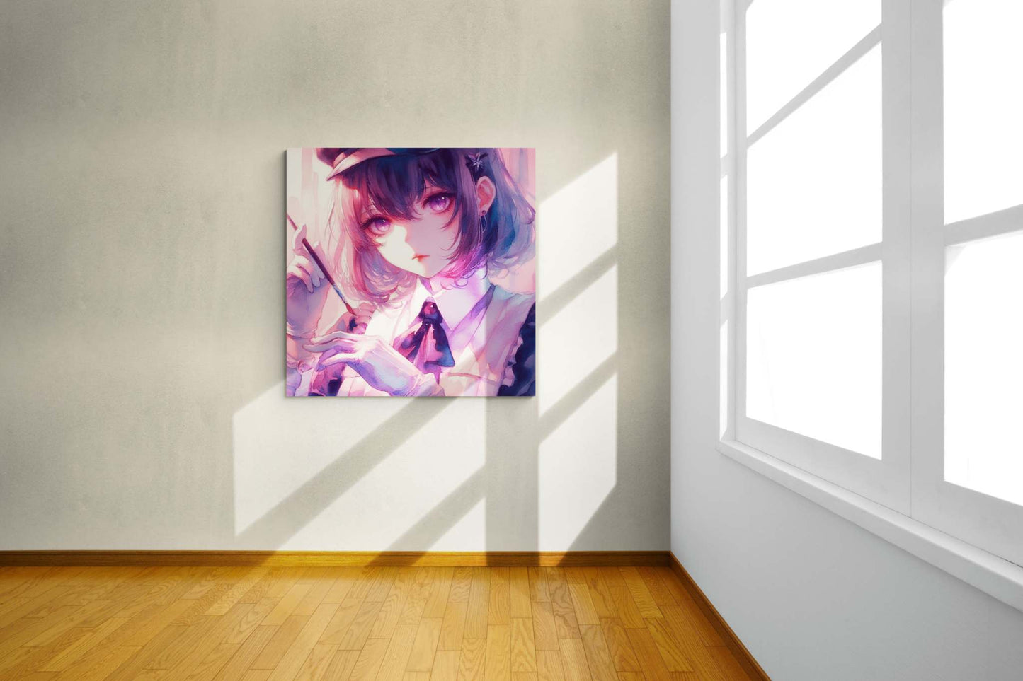 anime art, anime girl poster