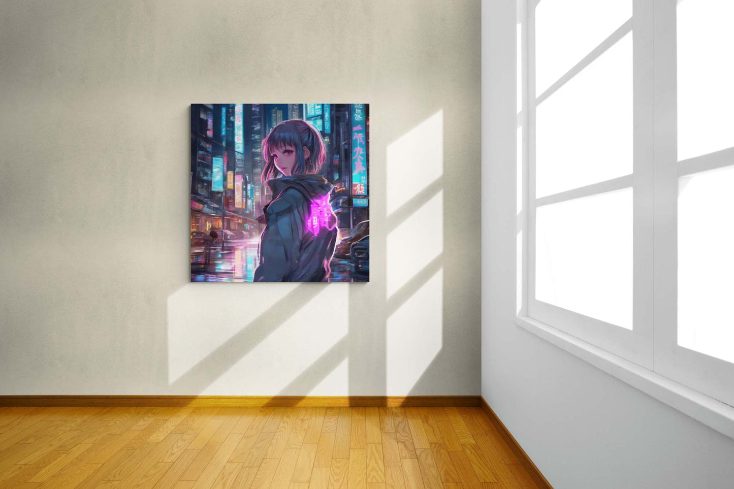 anime art, anime girl poster