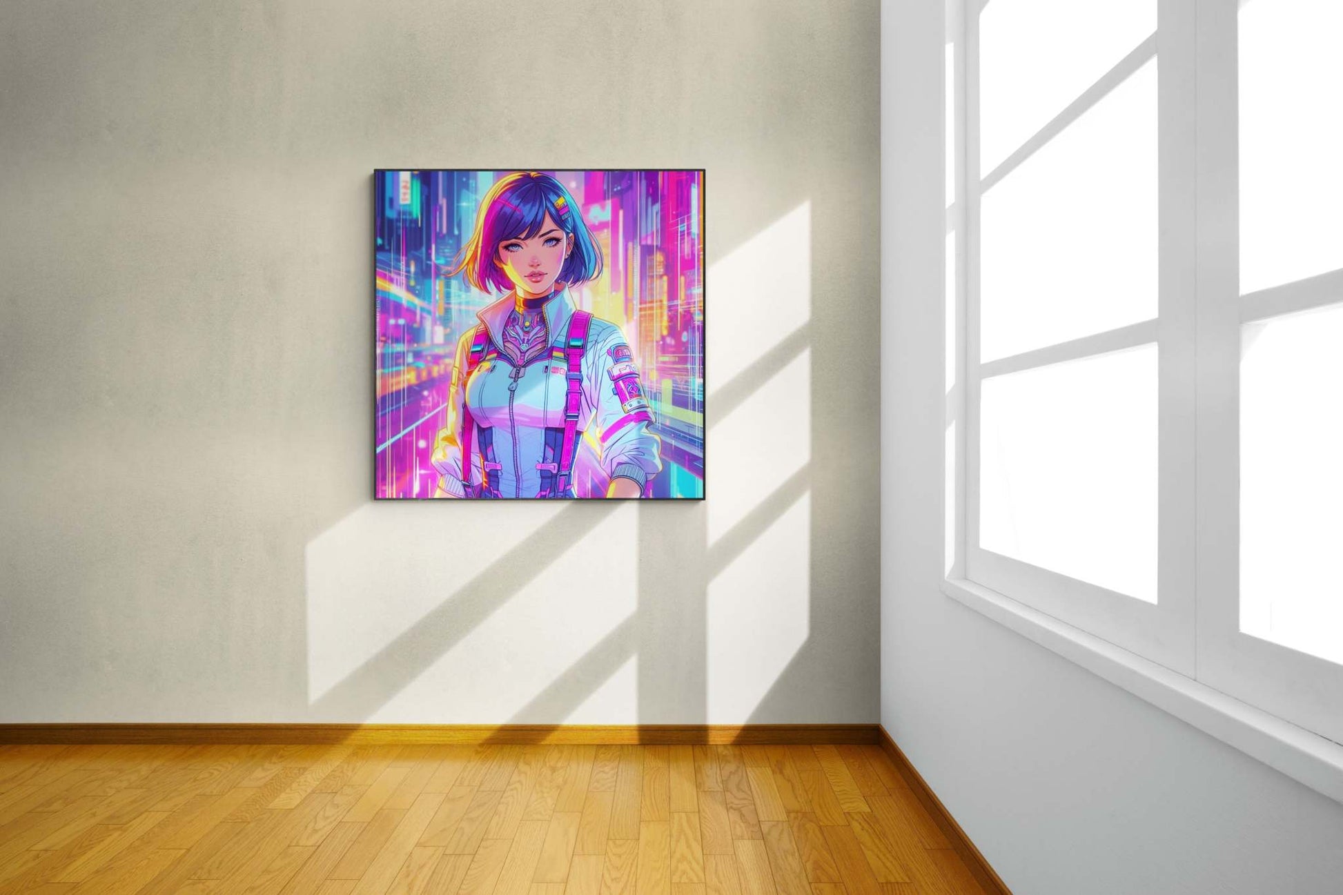 anime art, anime girl poster